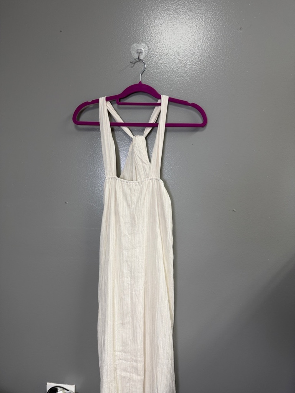Commense Creamy Halter Long Dress M - Picture 2 of 3